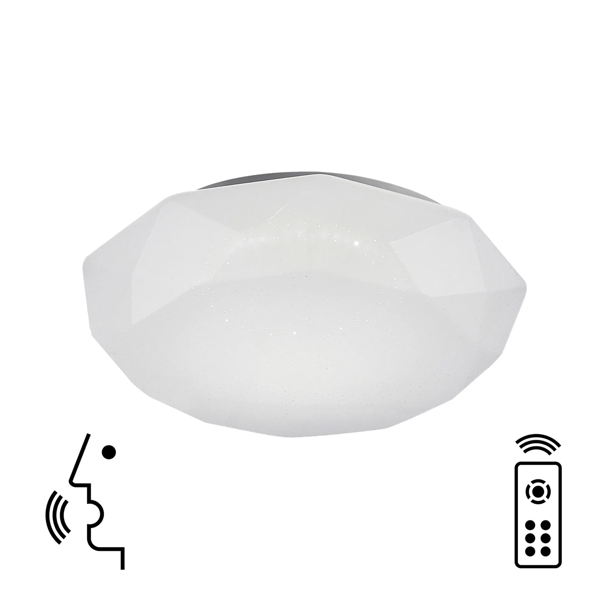 M5975  Diamante Smart 40W LED Dimmable  Flush Ceiling